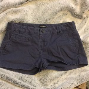 Express navy blue shorts